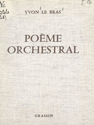 cover image of Poème orchestral